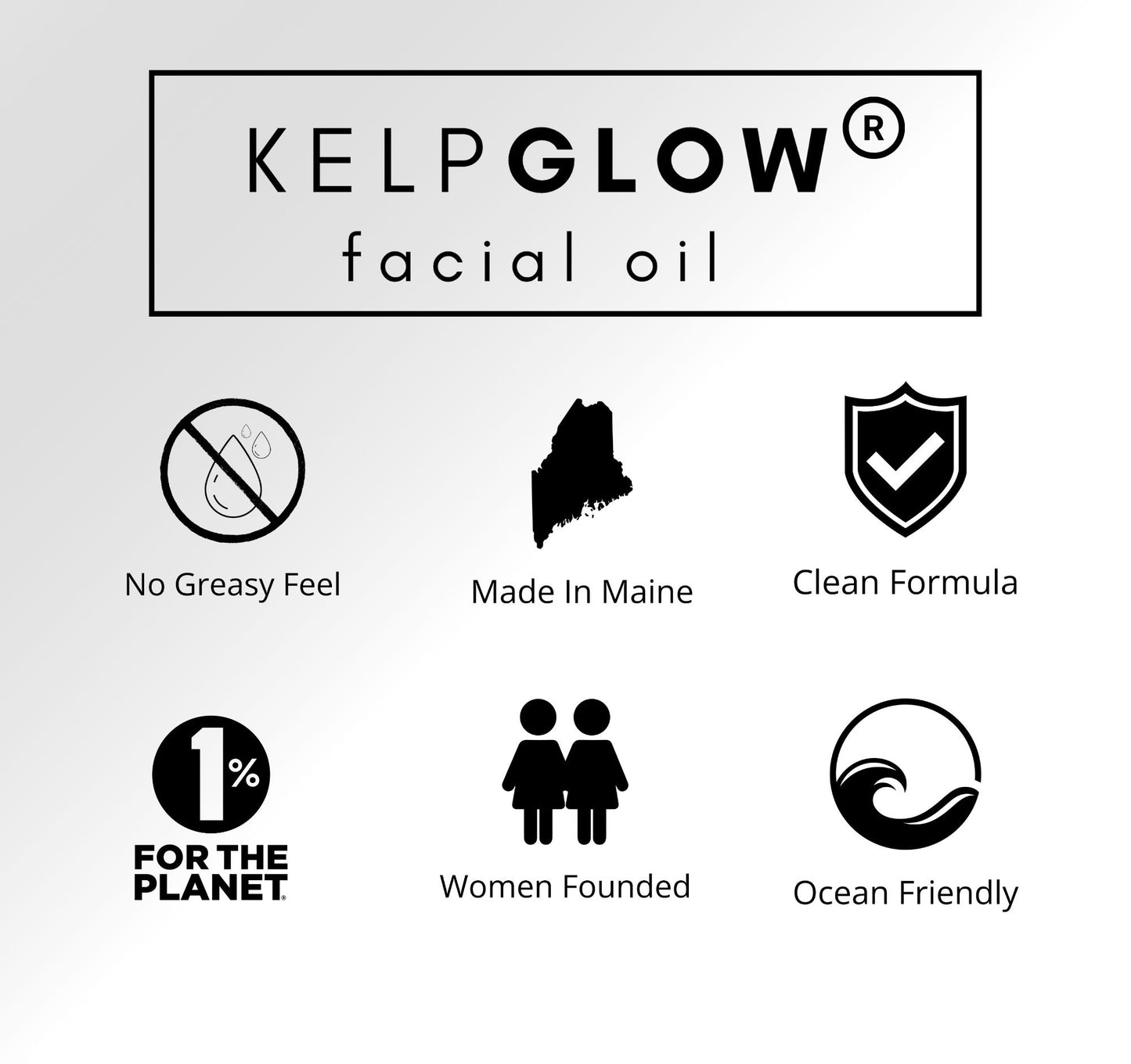 KelpGlow® Facial Oil (Fragrance Free) - 1 fl oz (30ml)