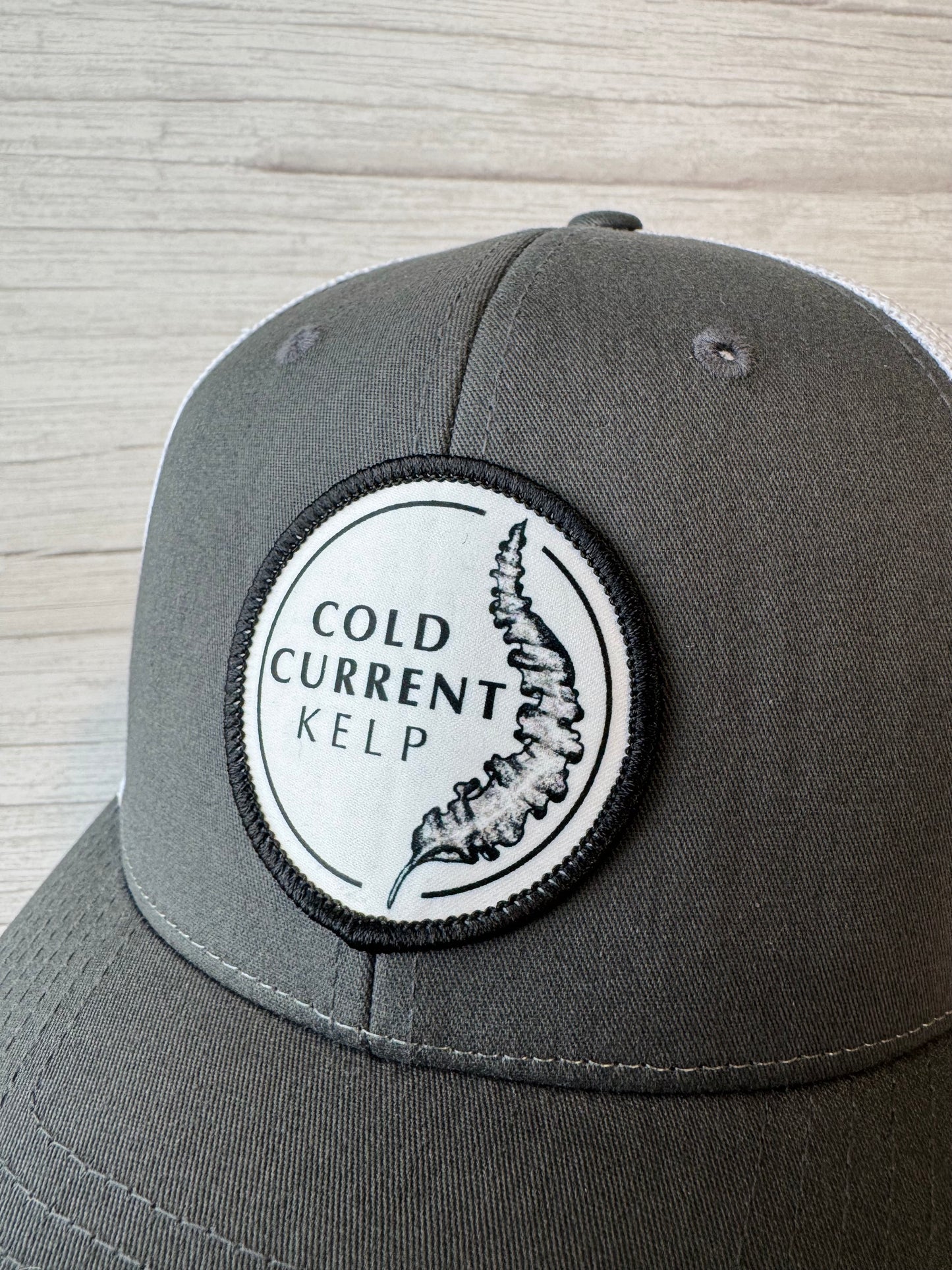 Trucker Hat - Black & White Logo Patch