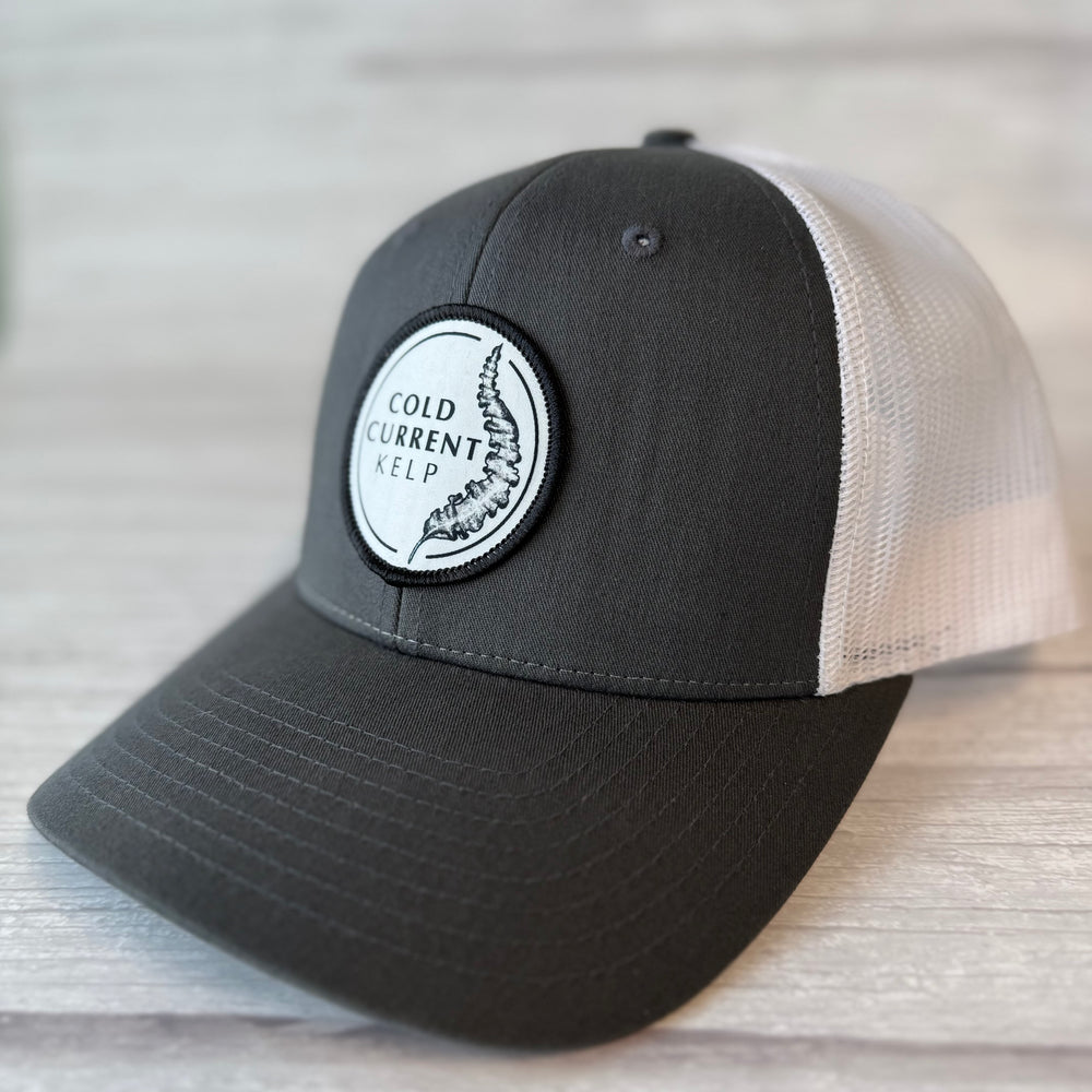 Trucker Hat - Black & White Logo Patch