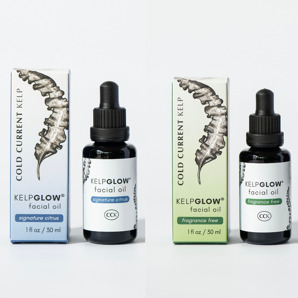 KelpGlow® Facial Oil Duo (Signature Citrus + Fragrance Free)