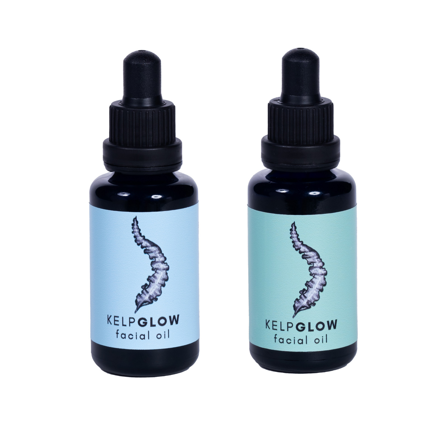 KelpGlow Facial Oil Duo (Signature Citrus + Fragrance Free)